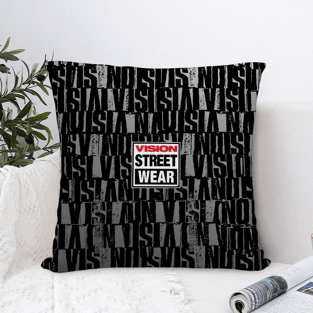 V-Vision S-Street-Wears Наволочка Декоративная для Дивана Домашняя Двусторонняя Печать Плюшевая Квадратная Наволочка для Подушки Декор Подушки Чехол