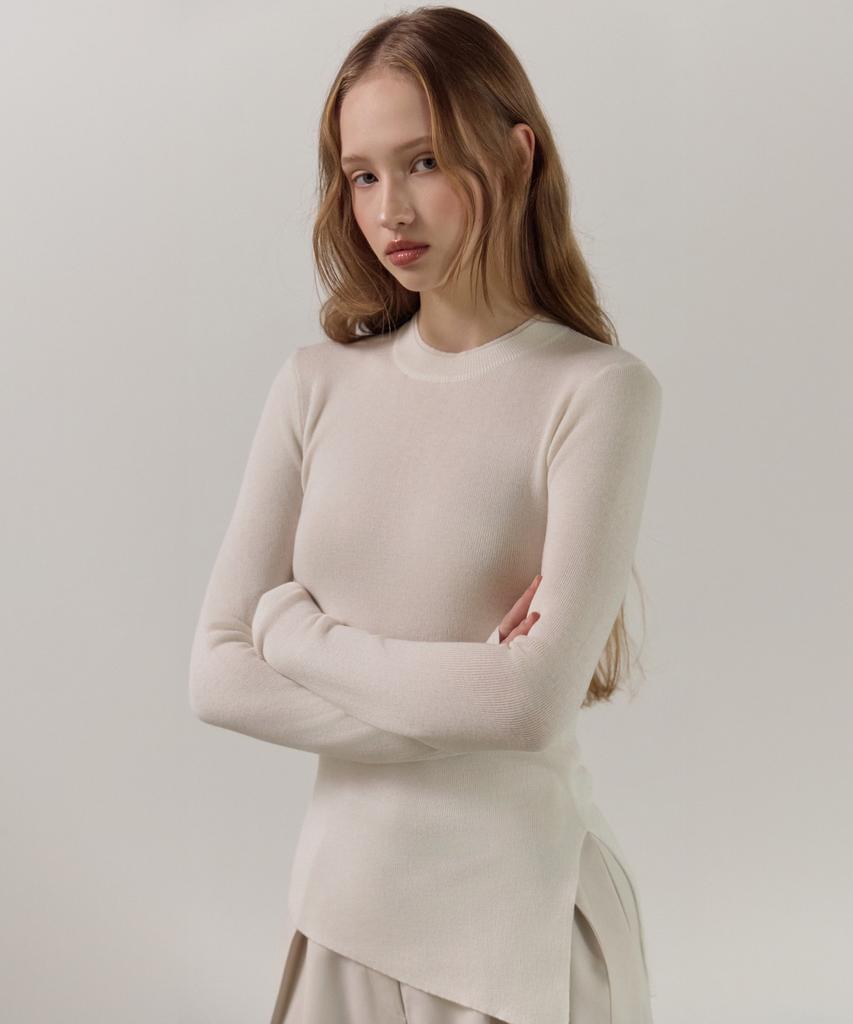 ELLIOTI Diagonal Flow Knit Ts_3Color