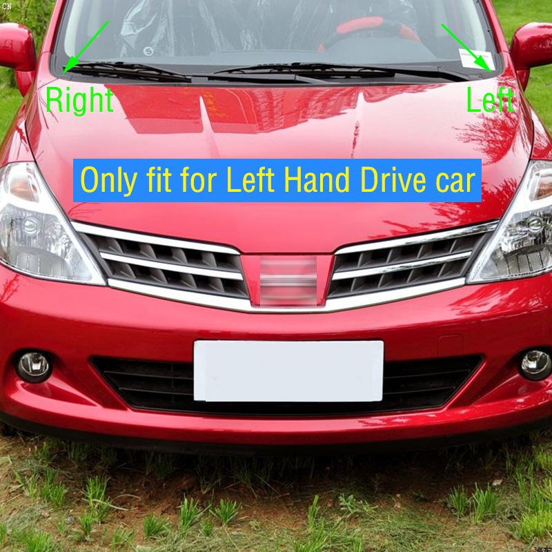 2 шт. для Nissan Tiida 2006 2007 2008 2009 2010 автомобильное переднее лобовое стекло обертка угловая накладка стеклоочистителя боковая накладка крышка для