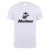 Summer Marine Corps US Marine Corps Military Letter Printed Men's Round Neck T-shirt 100%CottonCasual Outdoor Short Sleeve Large