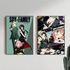 1 шт. Аниме Spy X Family комикс плакат самоклеящийся художественный водонепроницаемый бумажный стикер кофейня бар комната настенный декор