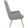 Relax Chair Light Grey Fabric