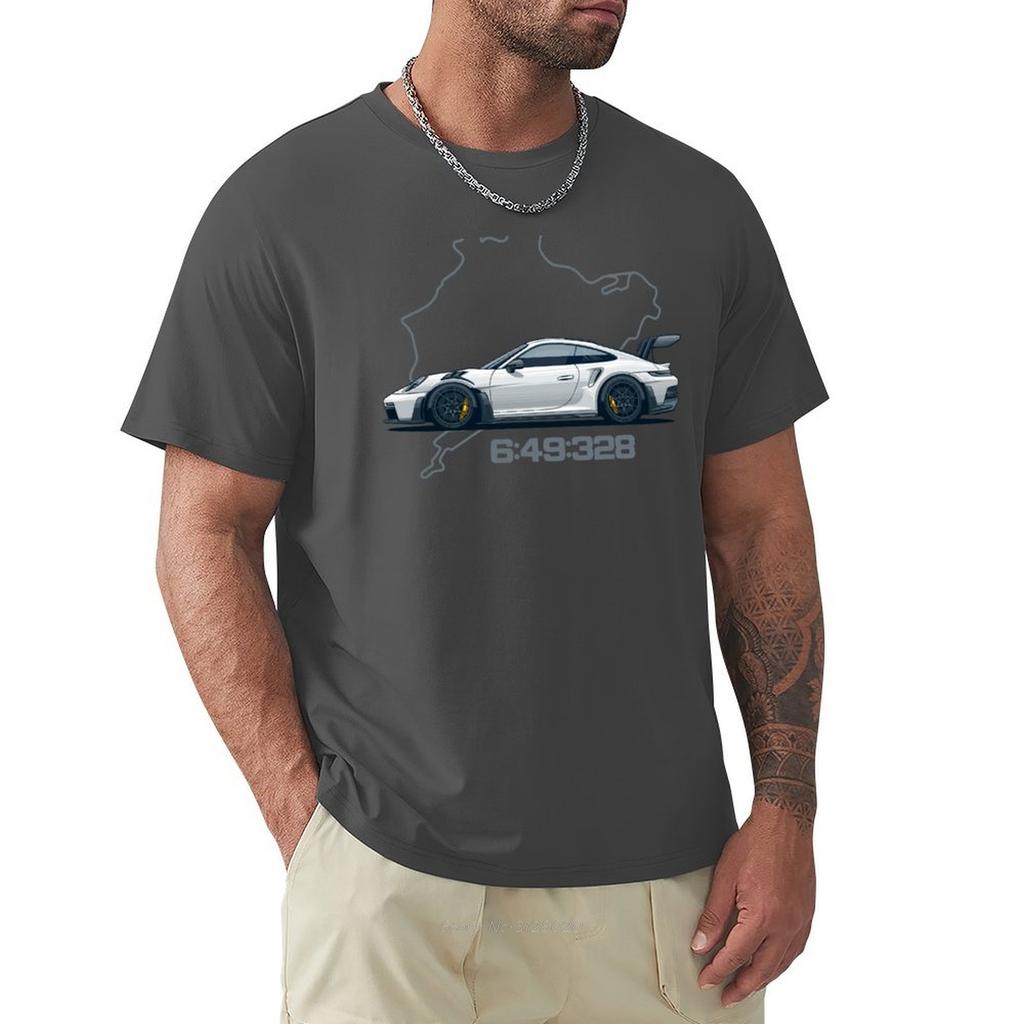992 GT3 RS Nordschleife Tshirt For A Boy Plus Size Tops Boys Whites Men Clothes Tees Fashion Oversized T Shirt Cotton Tshirt