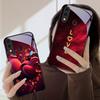 Яркая Огненная Роза Для Samsung Galaxy A20 A20s 21s A22 A23 A24 A25 A26 A42 A90 A50 A55 52s A56 A70 A71 72 стеклянный чехол для телефона