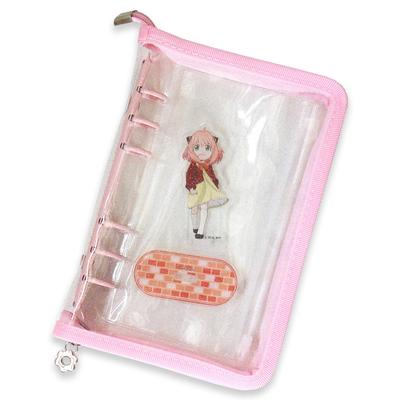 Чехол Happy mono Axta Файл для хранения файлов Axta Акриловая подставка Otakatsu Goods Otakatsu Carrying Otakatsu Goods A5 A6 Папка с 6 отверстиями (A6 Розовый)