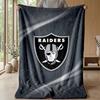 Las Vegas Raiders Flannel Fleece Blanket Cozy Warm Throw Blanket For Couch Bed Travel All Season Use