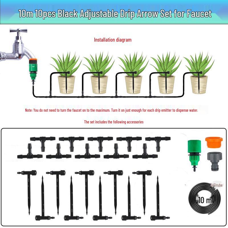 Automatic Drip Irrigation Kit for Potted Plants and Garden Flowers