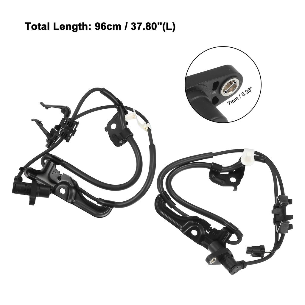 ACROPIX Front Left and Right ABS Wheel Speed Sensors for Toyota Camry Part Numbers Set of 2 2002-2006, 8954333070/8954233070 -