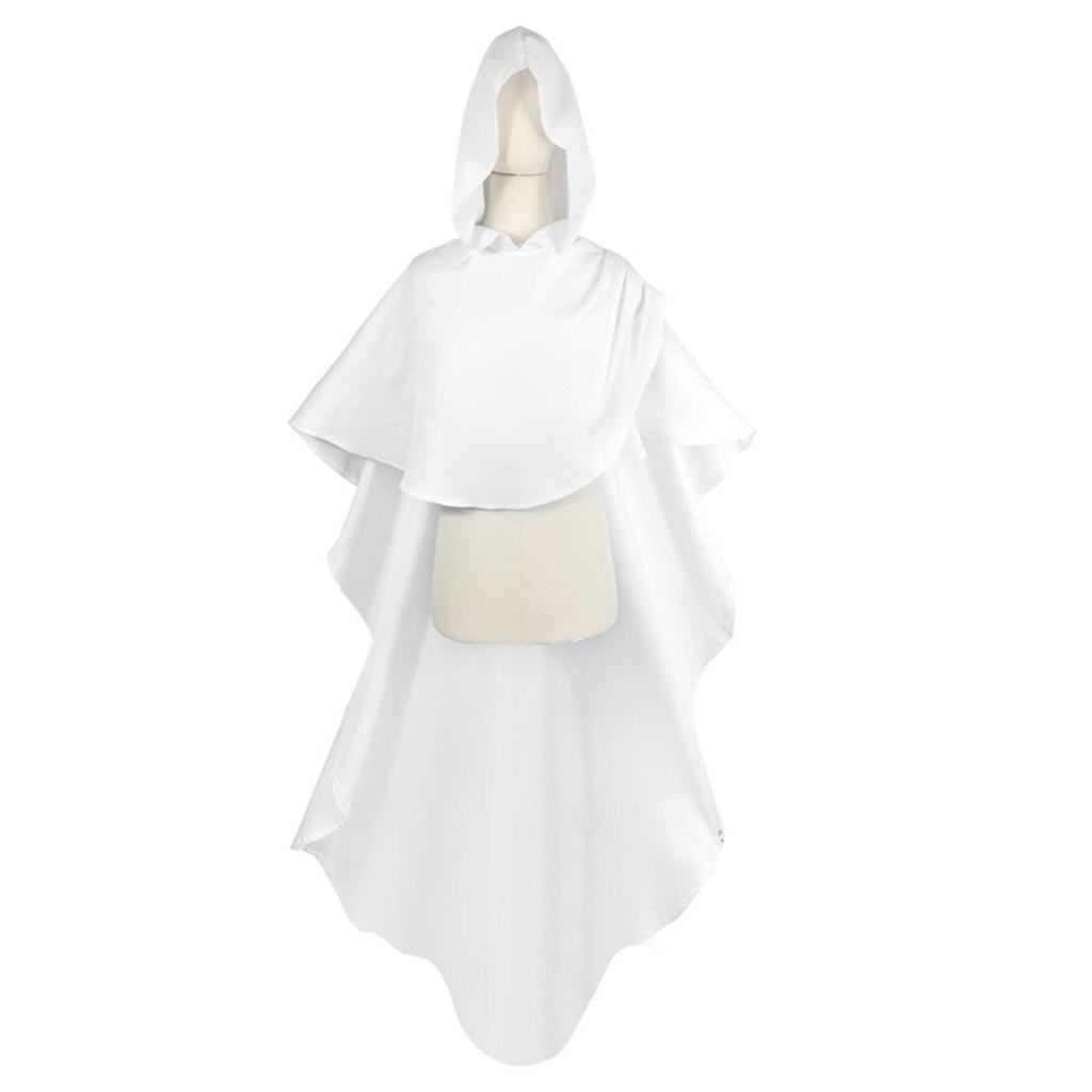 Длинная накидка с капюшоном для взрослых, близко к коже, идеальный плащ-невидимка, костюмы для коктейльной вечеринки на Хэллоуин