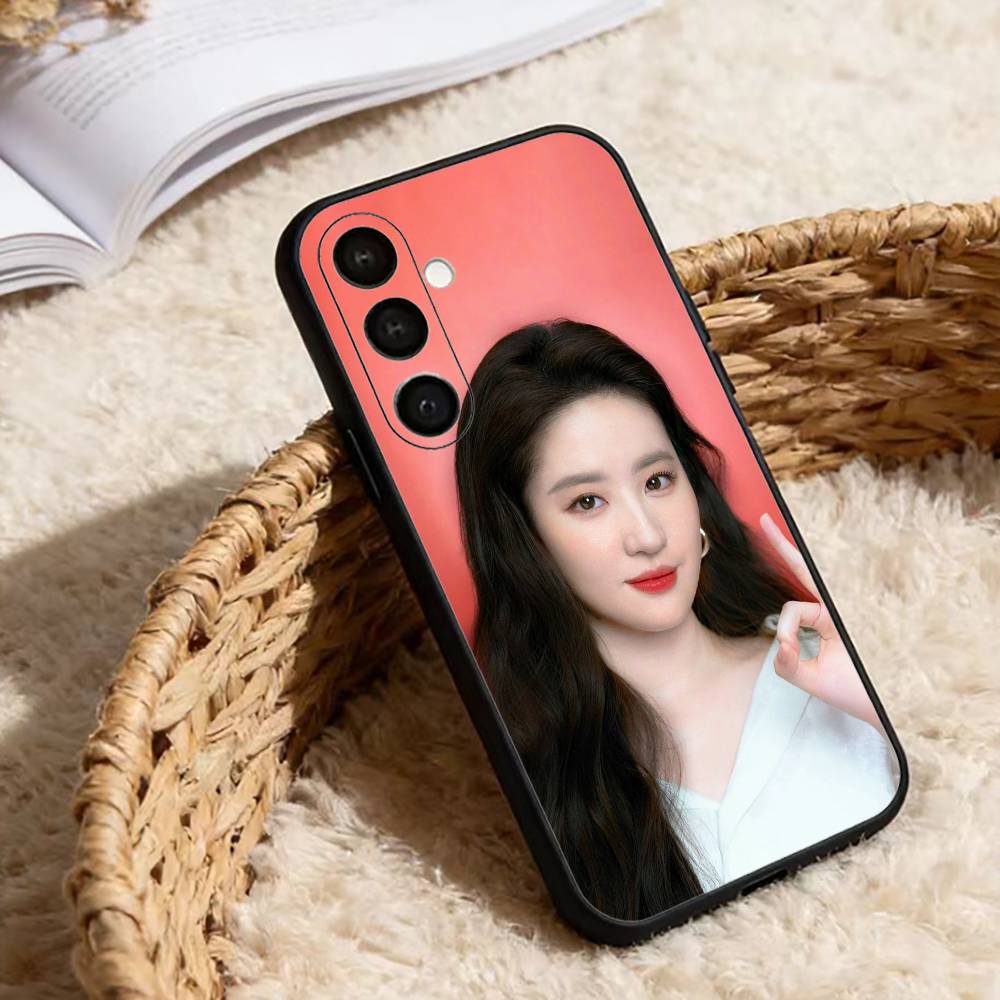 Хрустальный чехол для телефона Crystal Liu для Samsung Galaxy A13, 21s, 22, 31, 32, 52, 53, 71, 72, 73, Мягкий черный чехол