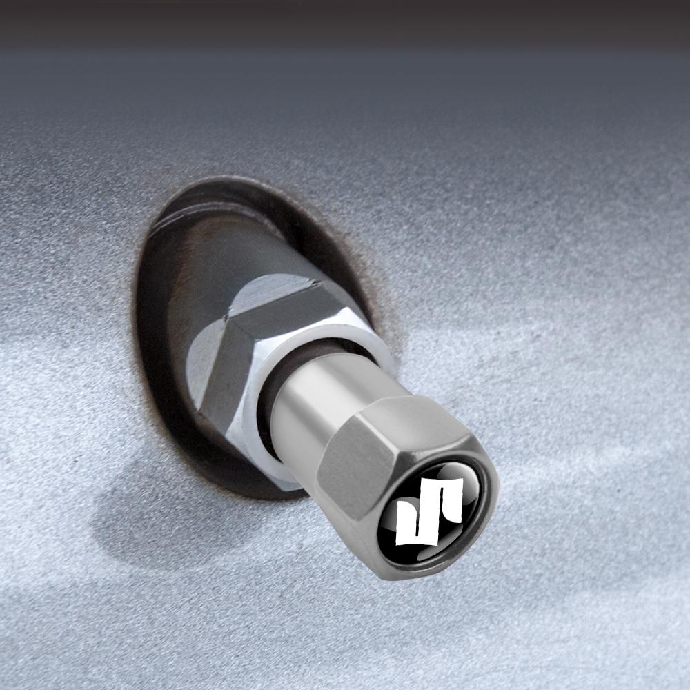 4Pcs Aluminum Alloy Caps Wheel Tire Valve Caps Auto Accessories For Suzuki Alto AX100 Liana Gsxr 600 Celerio Cross Grand Vitara