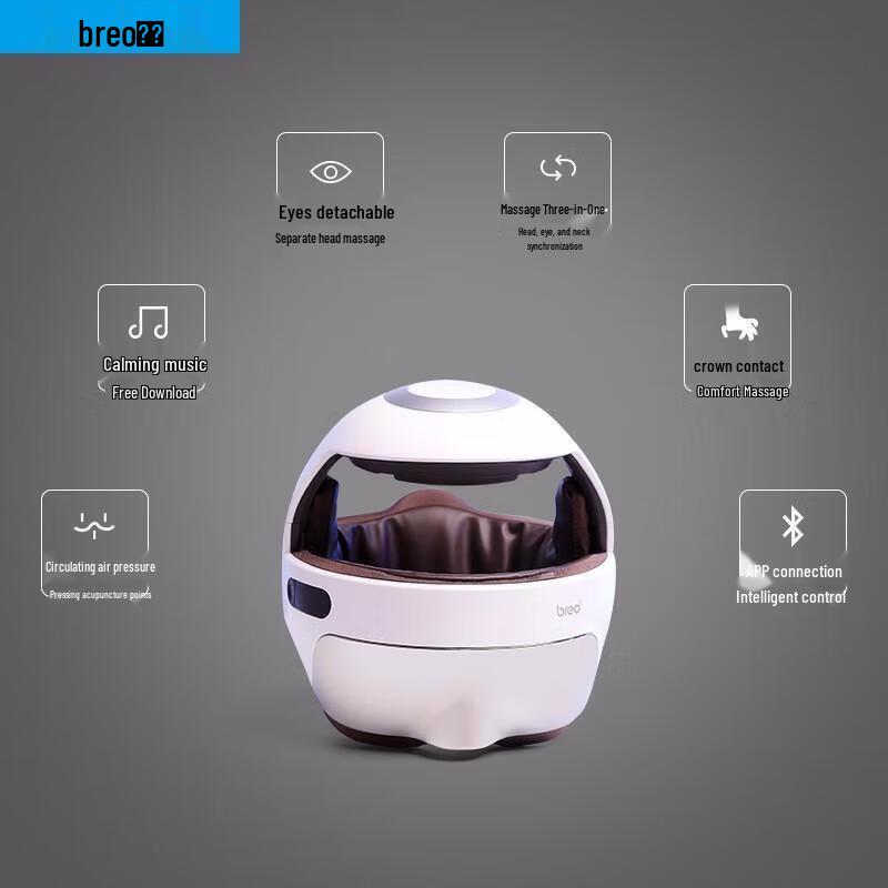 Breo Умный массажер для головы IDream5S, китайская вилка (адаптер в комплекте)