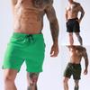 Men's Swimming Trunks Solid Color Breathable Beach Surf Casual Sports Shorts