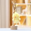 Funny Annoying Duck Keychain Cute Cartoon Girl Backpack Hanging Plush Dolls