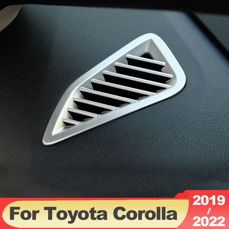ABS автомобильный Стайлинг, передняя крышка воздуховыпускного отверстия, внутренняя отделка, рамка приборной панели, декоративные детали для Toyota Corolla E210-2022