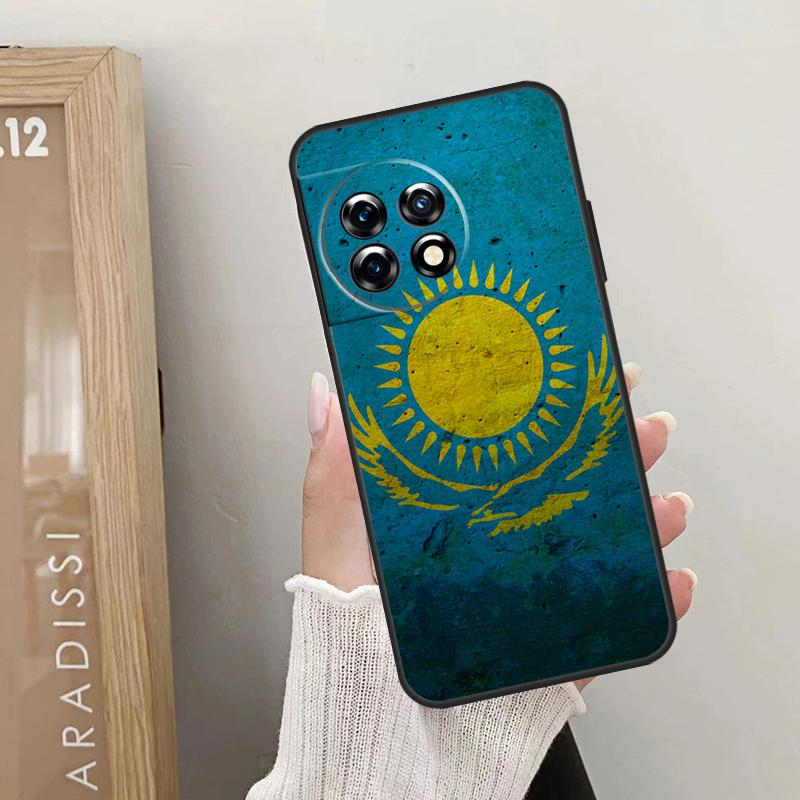 Чехол с флагом Казахстана для OnePlus Nord CE 4 3 2 Lite 2T N10 N20 N30 OnePlus 12 11 9 10 Pro 8T 10T 12R Cover