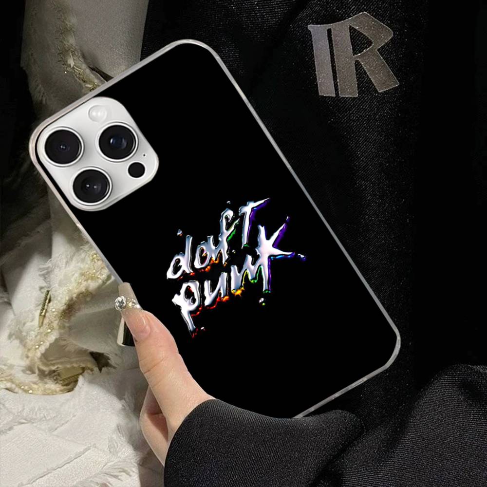 D-Daft Punk Группа Франция Чехол для телефона Для IPhone 17 16 15 14 13 12 11 Pro Max Plus Аврора Водная рябь Чехол