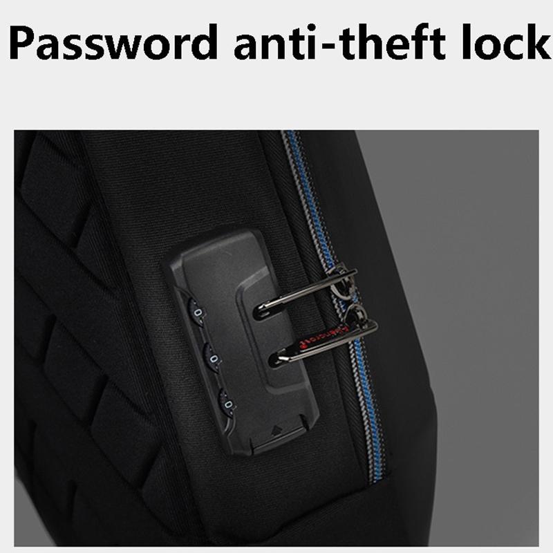 Мужская и женская многофункциональная противоугонная сумка через плечо с USB-портом, водонепроницаемая дорожная сумка-слинг, сумка-мессенджер, нагрудная сумка для мужчин