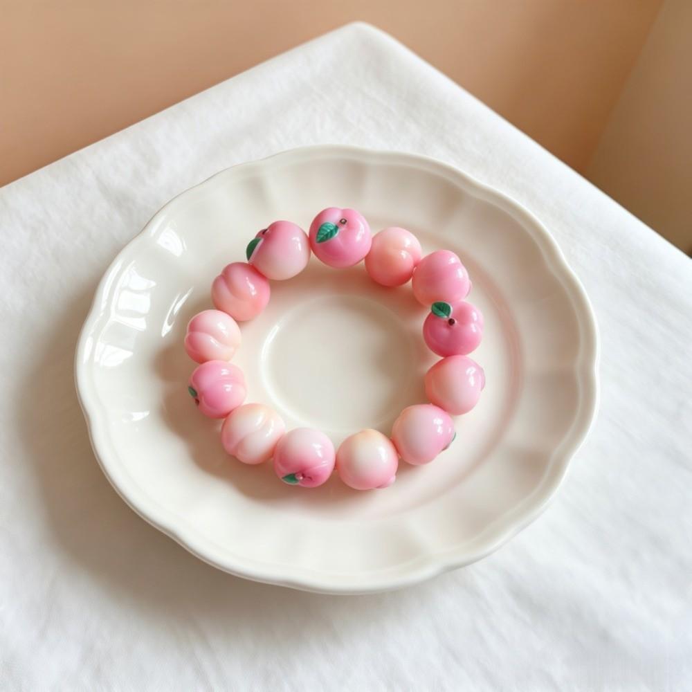 Cartoon Summer Dopamine Wrist Jewelry Resin Y2K Beaded Bracelet School Daily Casual Wear