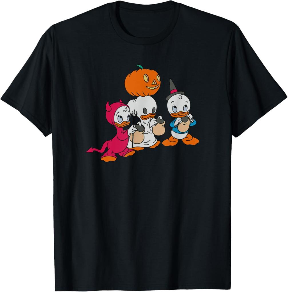 Fashion Casual Disney DuckTales Halloween Trick or Treat Costume Portrait T-Shirt S-4XL Summer