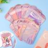 50pcs/bag Thicken Iridescent Resealable Zip Pouches OPP Bags Packaging Bag Self Sealing Pouches
