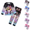 Children's Fashion Suit Skirt Round Neck Long Sleeve Top Pants