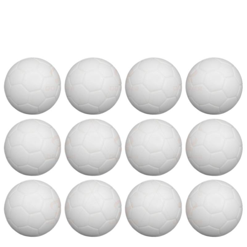 32mm Pure White Foosball Ball, Plastic Resin Table Football Replacement Ball for Tabletop Soccer Game, Kids & Adults Accessories