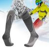 1 пара тепловых лыжных носков до колена, нескользящие манжеты, дышащие, износостойкие, влагоотводящие, спортивные носки для сноуборда