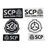 Логотип Фонда SCP Вышитый Моральный Патч Наклейка Значок на Липучке