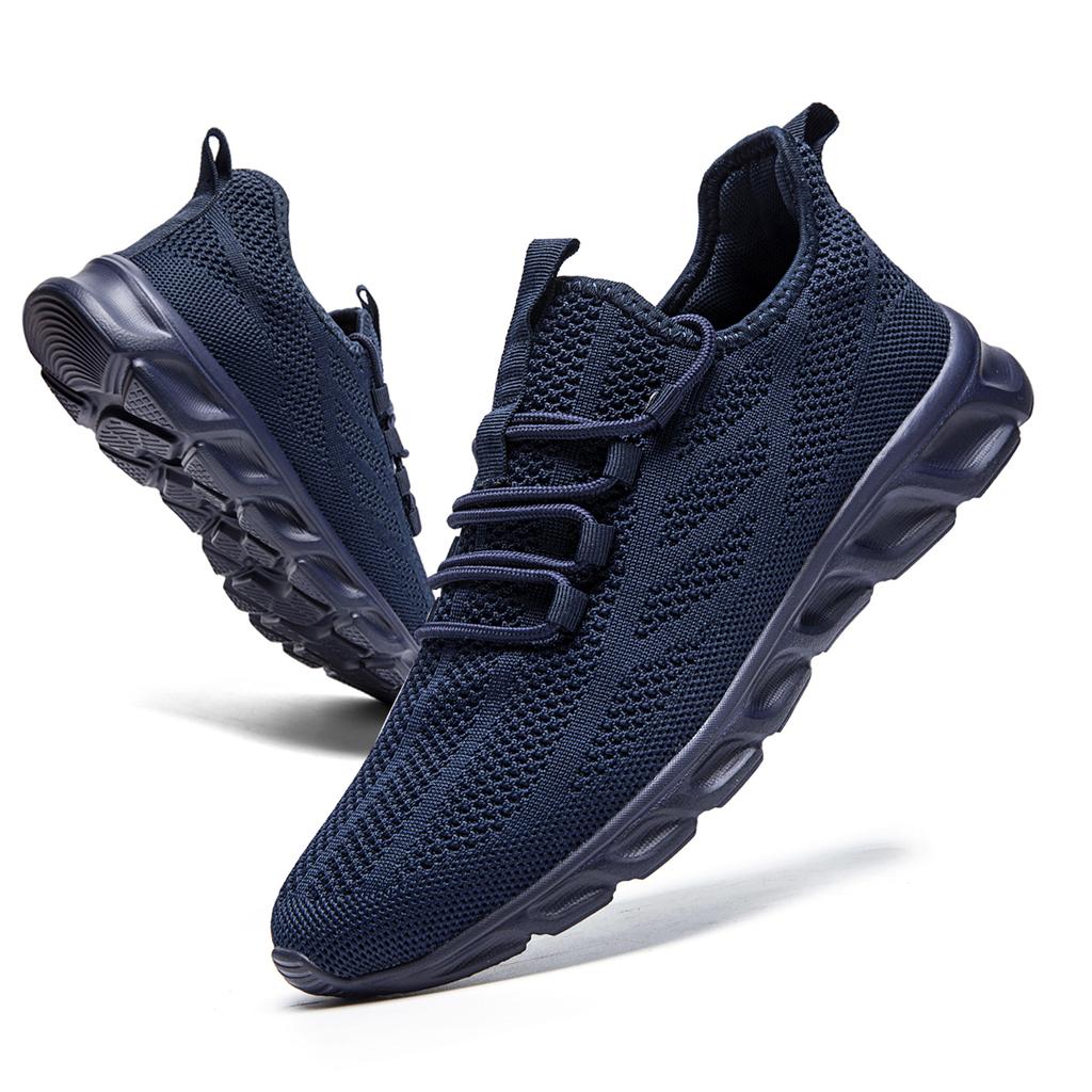 Fashion Fujeak 36-46 Women Casual Sneakers Men Sports Shoes Fashion Breathable Walking Mesh Flat Shoes Male Footwears Tenis Plus Size