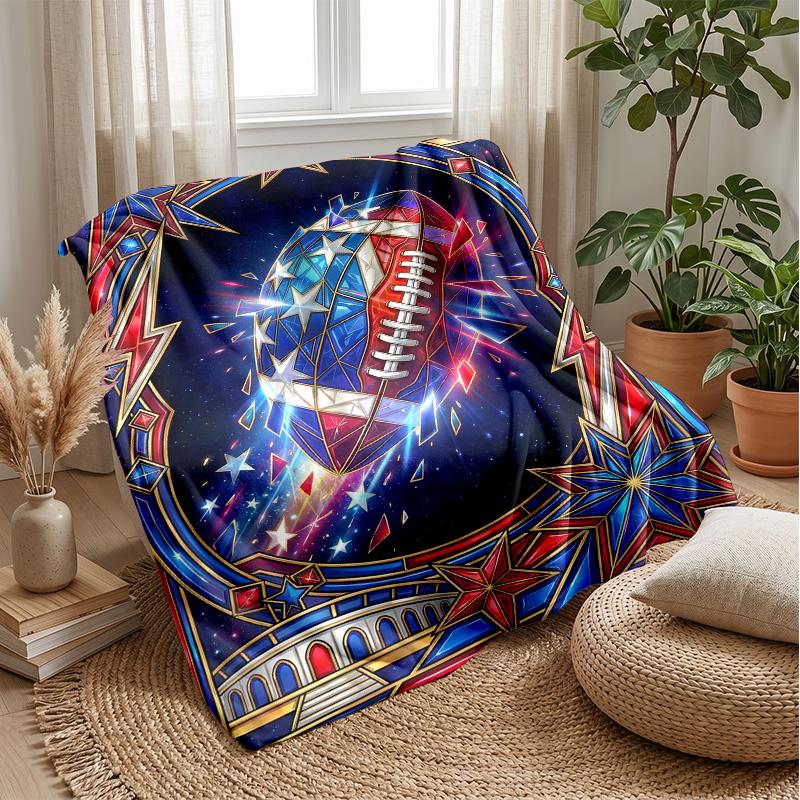 Sports in Motion Theme blanket Lightweight Warm Flannel Blanket Decorative Throw Blanket for Home Decoration