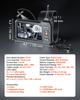 VEVOR Triple Lens Endoscope with Light, 5" HD IPS Screen Industrial Borescope Camera, 1280 x 720 Lens, 8 + 2 LEDs, 8X Zoom