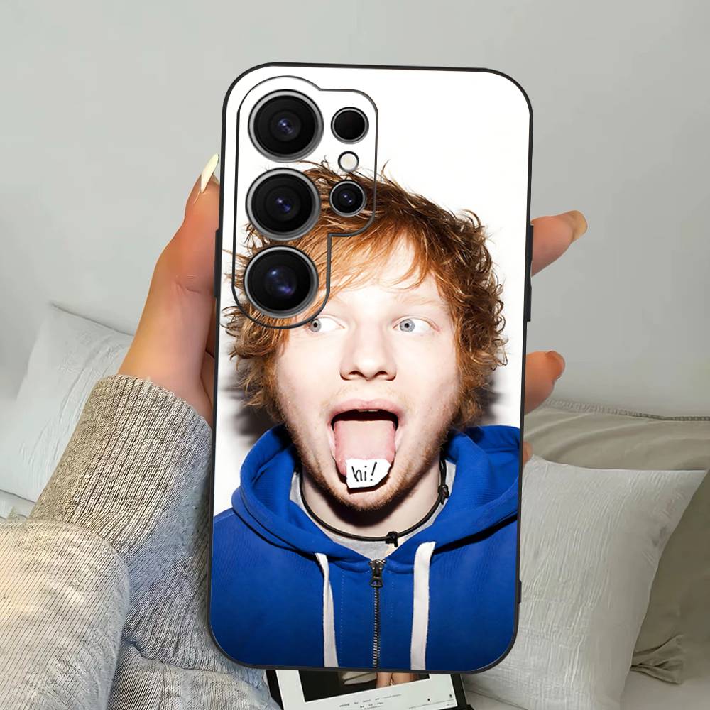 Чехол для телефона E-Ed Sheeran для Samsung S 24 Fe 25 Ultra Plus 20 Lite 21 30 22 23 24 22 Ultra 5G Fundas