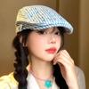 Vintage Polka Dot Beret Korean Painter Cap Fashion Stripped Berets Female