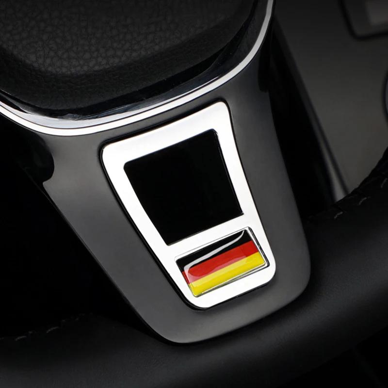 Автомобильная эмблема, наклейка на руль для Volkswagen VW Golf Polo Passat CC Tiguan Rline Jetta Atlas Bora Touran Lavida Sharan