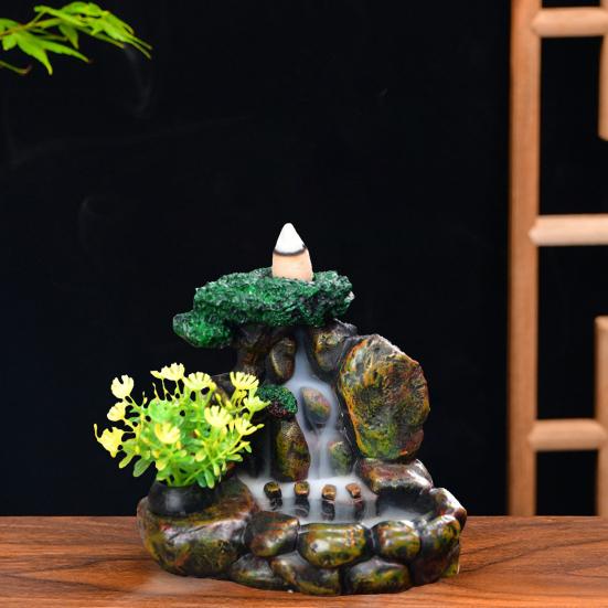 Модная курильница с водопадом, быстрый дым, изысканное декоративное качество изготовления