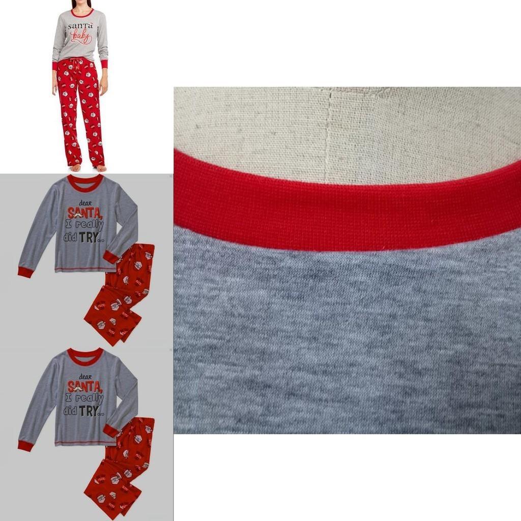 Soft And Comfy Christmas Family Pajamas With Long Sleeves And Cheerful Xmas Tree Designs