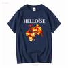 Vintage 90s HELLOISE band tee metal long or short sleeves vintage Washed Stretched Breathable Versatile Top For Everyday Wear