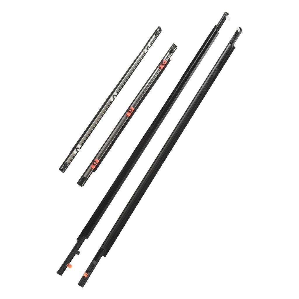 4 Pcs Front Rear Door Weatherstrip 68163?35041 Door Window Belt Molding Weatherstrip for FJ Cruiser