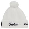 Titleist Tour Pom Pom Beanie, Men's, White