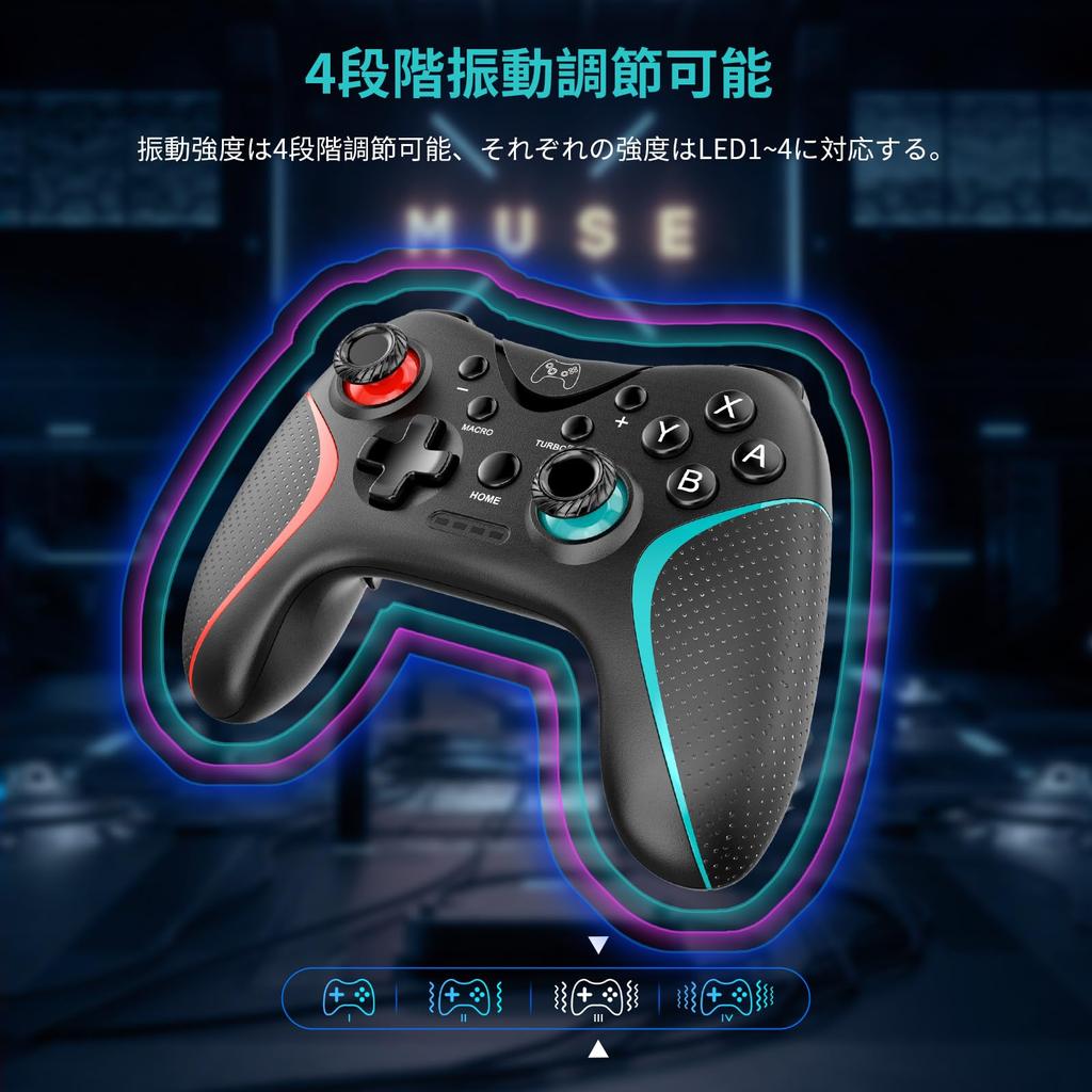 Контроллер Switch 2024 Обновление Контроллер Sungale Switch Pro Автоматическое удержание с кнопкой «Назад» Функция макроса Bluetooth-подключение Датчик гироскопа 10 часов