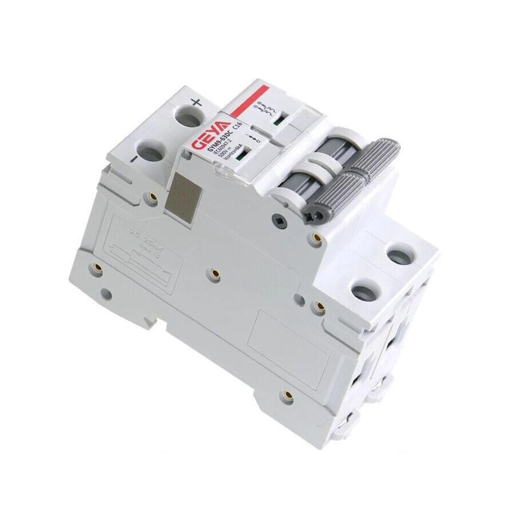 Solar DC Mini Circuit Breaker 2P MCB 6 10 16 25 32 40 50 63 80 100 125Amp