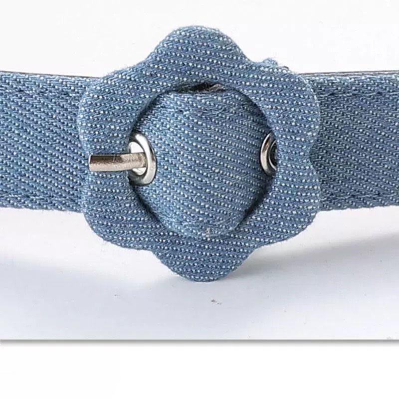 Belt, Women's Denim Pants Belt, Casual Student Canvas, Needle Buckle Decorative Belt, Versatile, No Punching, Thin Waist Belt
