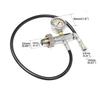 PCP Air Fill Station Filling Adaptor for 5000psi Paintball Air Rifle SCBA Paintball HPA Tank with 24" Hose Black+Silver