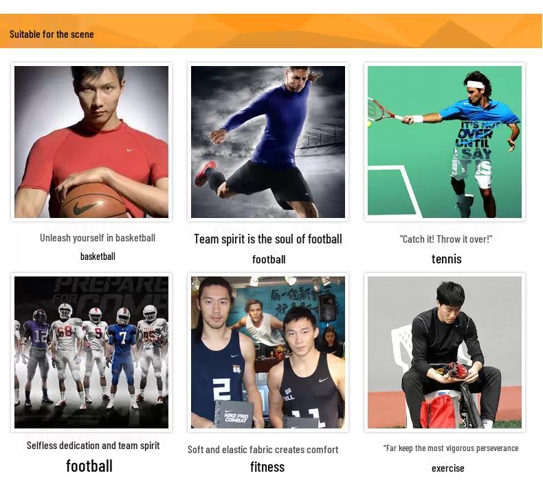 Men's 5-Piece Quick-Dry Sports & Fitness Set: Gym, Running, Basketball - All Seasons