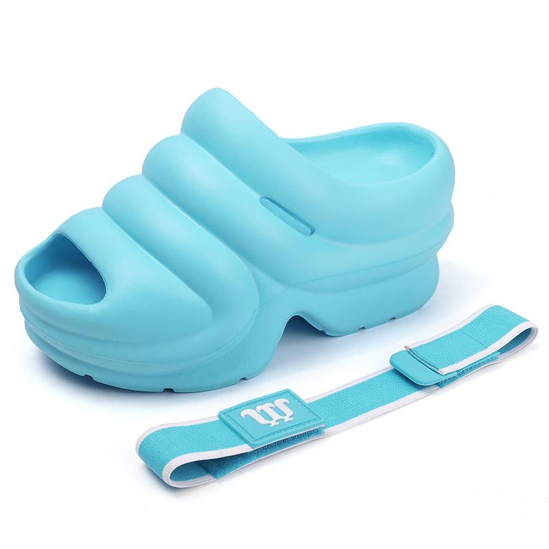 Летние женские сандалии, женские сабо на толстой подошве, мягкая обувь на сухой танкетке из ЭВА, пляжные сандалии, домашние тапочки, размеры 35–41