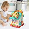 Toddler Six-sided Busy House with LED Light Fine Motor Skills Multi-functional Kids Sensory