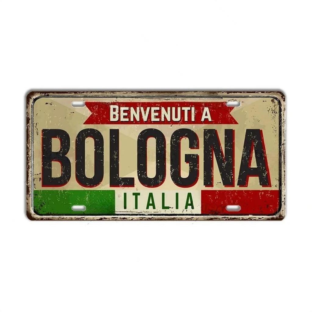 Винтажный номерной знак ИТАЛИИ Городская государственная табличка Достопримечательность Металлический знак Гараж Клуб Кафе Бар Паб Отель Кухня Домашний декор стены