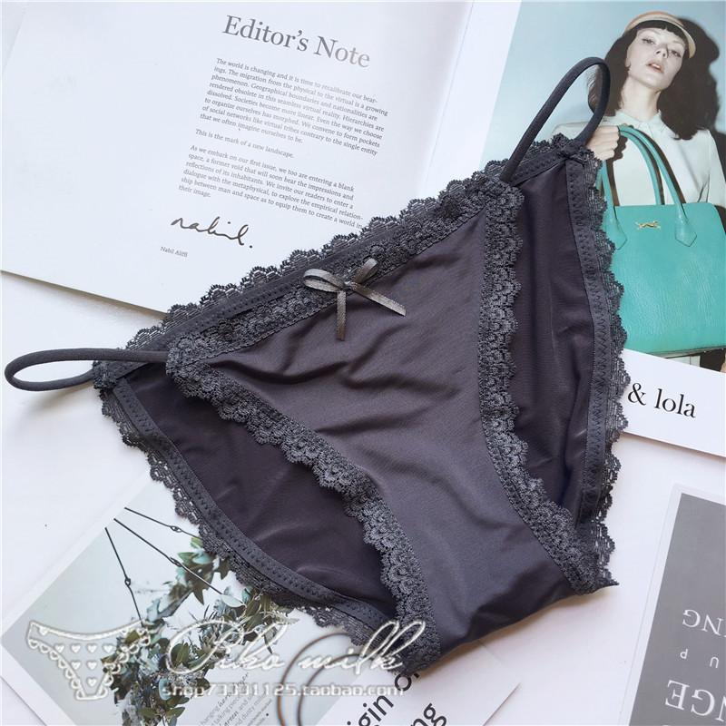 Sexy Cute Ice Silk Women's Underwear Ice Silk Lace Cute Sexy with Children Underwear