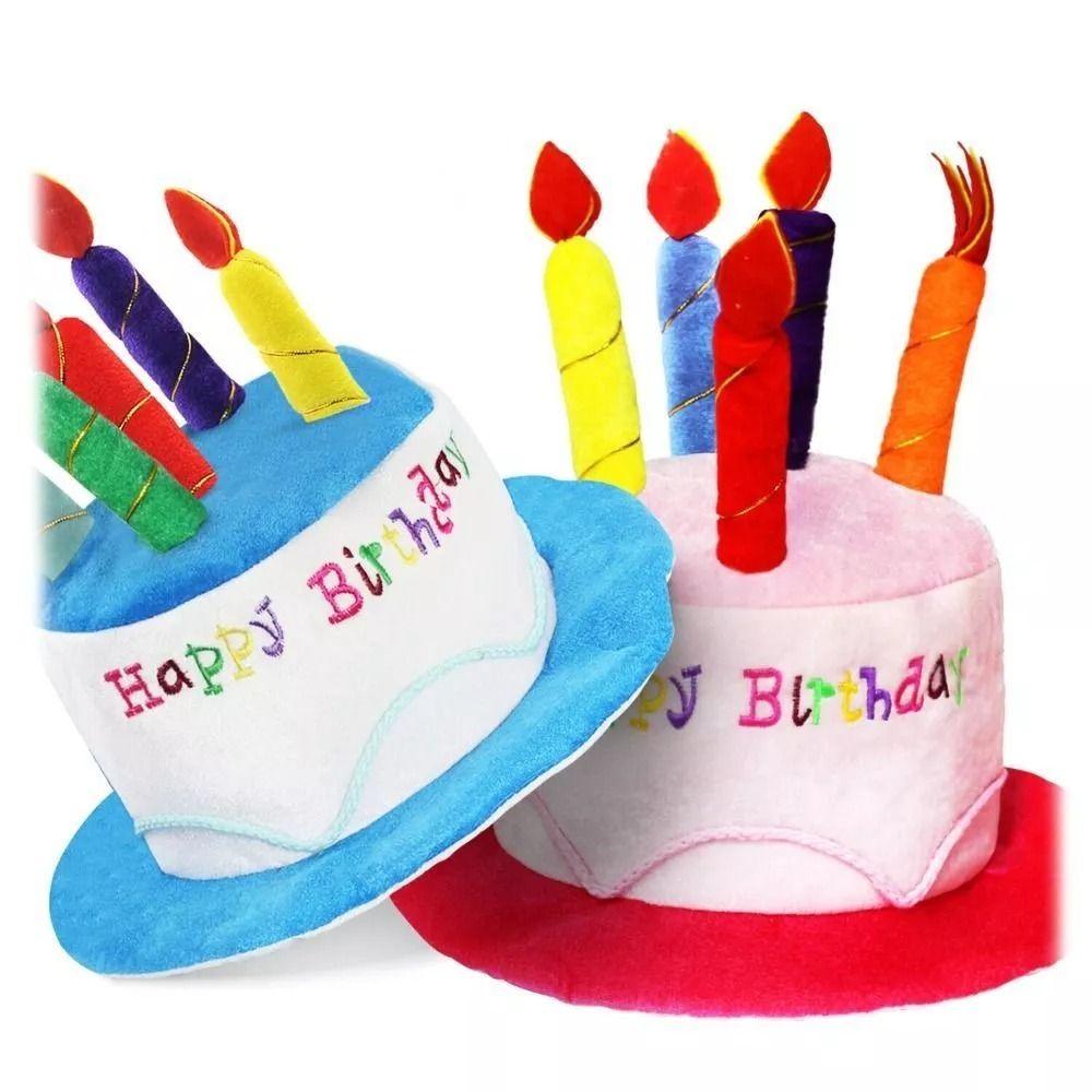 Hair Decoration Cake Candle Hat Funny Birthday Headwear Birthday Gift Decor